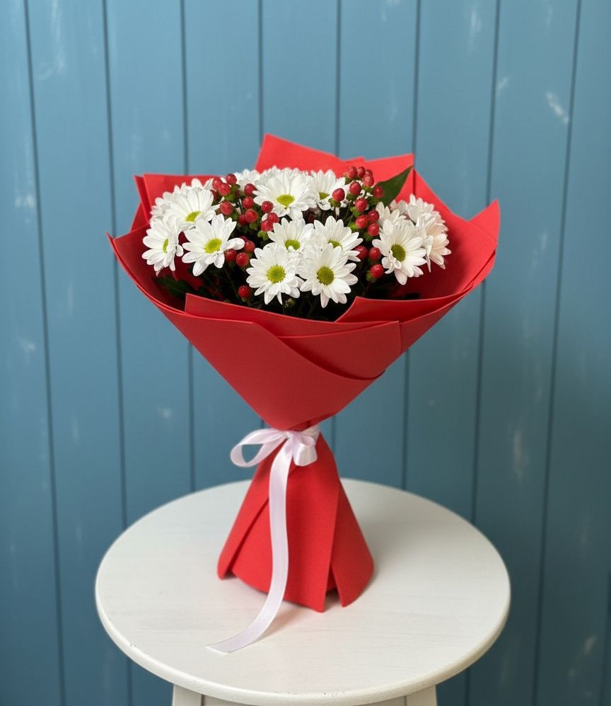 Букет цветов из: Хризантемы в Раздолинск