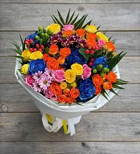 Букет цветов из:  Розы и Хризантемы в Раздолинск
