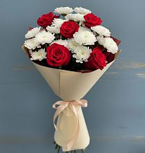 Букет цветов из:  Розы и Хризантемы в Раздолинск