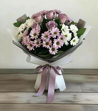 Букет цветов из:  Хризантемы и Розы в Раздолинск