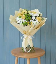 Букет цветов из:  Хризантемы и Розы #REPLACE_PRED# Раздолинск