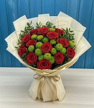 Букет цветов из:  Розы и Хризантемы в Раздолинск