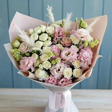 Букет цветов из:  Альстромерии и Розы в Раздолинск