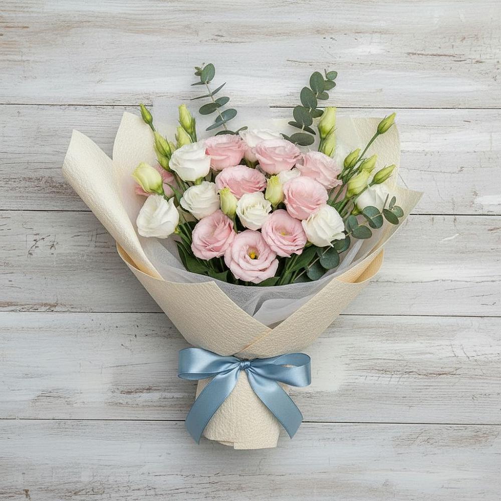 Букет цветов из: Лизиантусы в Раздолинск